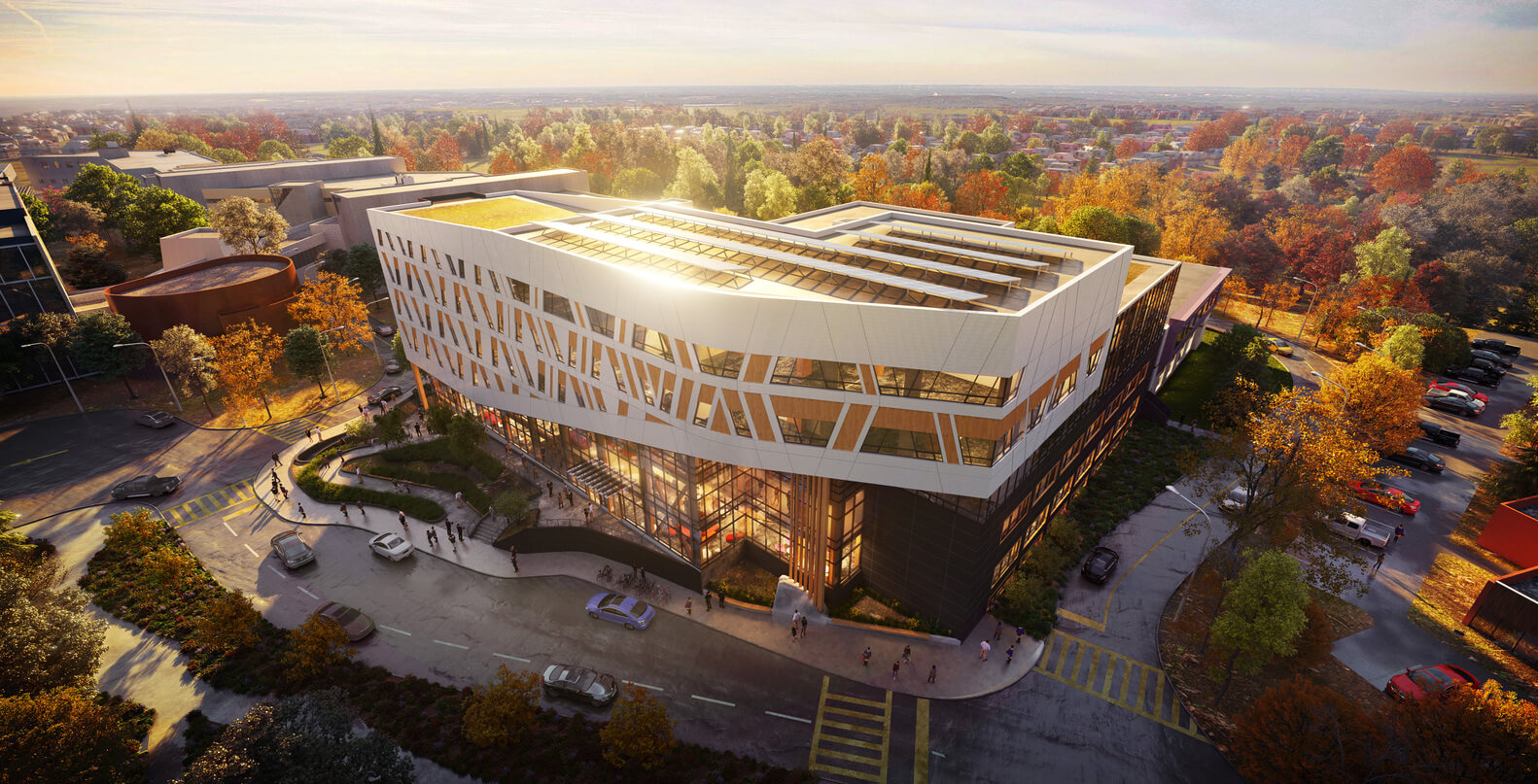 centennial-college-progress-campus-a-block-birds-eye-view