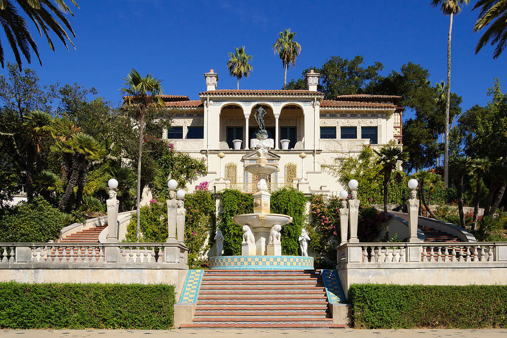 feminizm Hearst Castle w San Simeon, proj. Julia Morgan