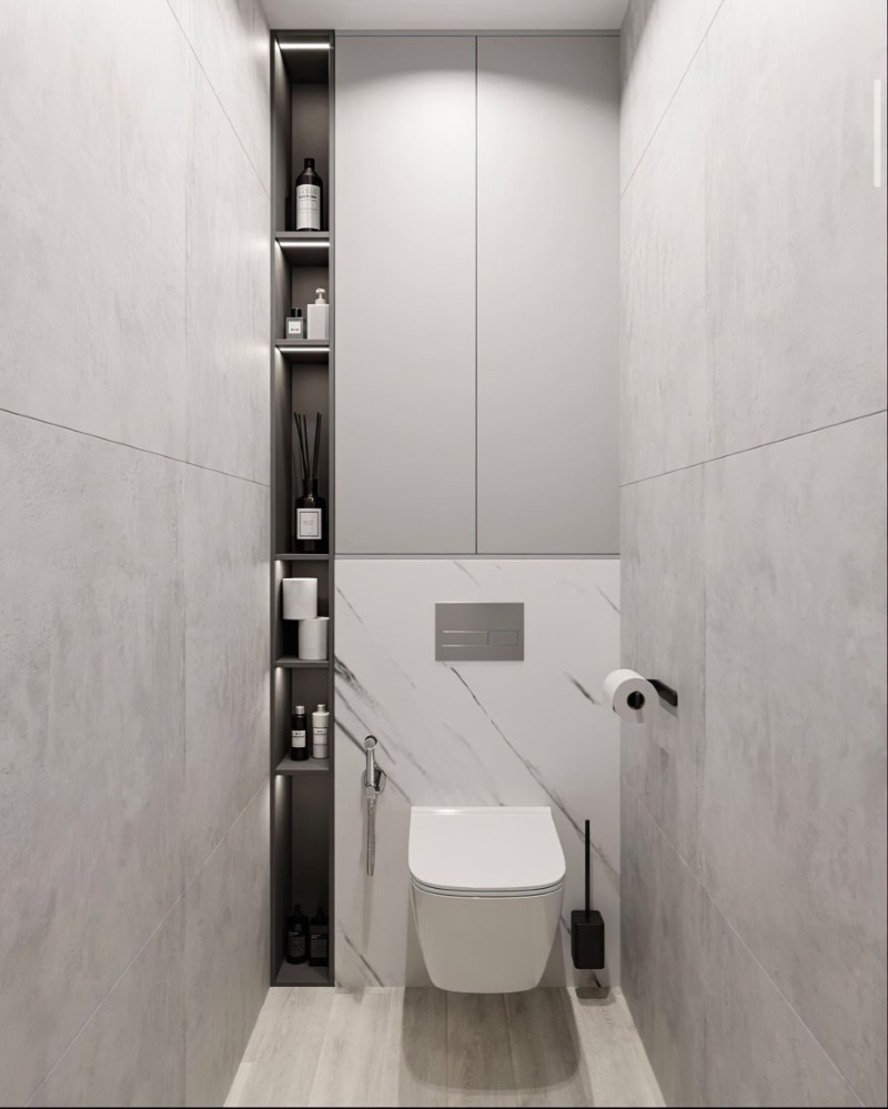 Jak urządzić małe WC w bloku?