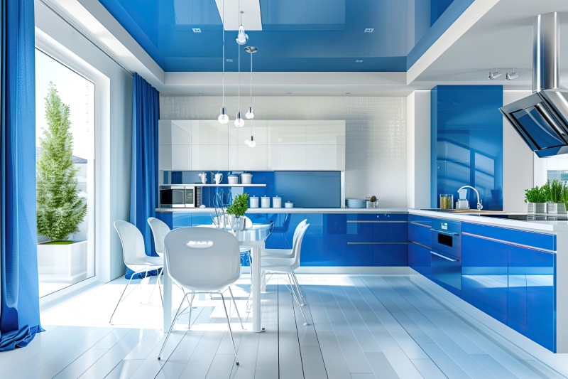 Kuchnia niebieska