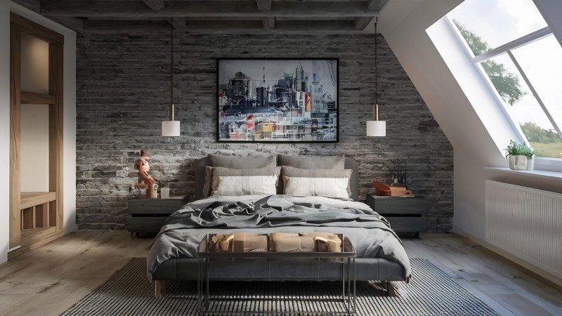 Sypialnia loft – inspiracje