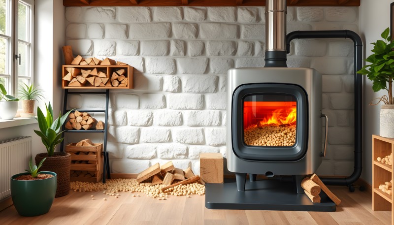 Jaki piec na pellet do mieszkania 60 m²
