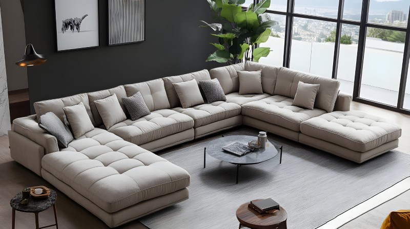 Sofa modułowa do salonu: Jak zaprojektować mebel idealny? Przewodnik po “klockach dla dorosłych”